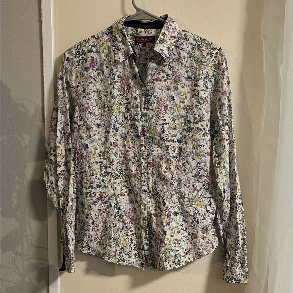 Elegant Floral Men's Shirt - Multicolor